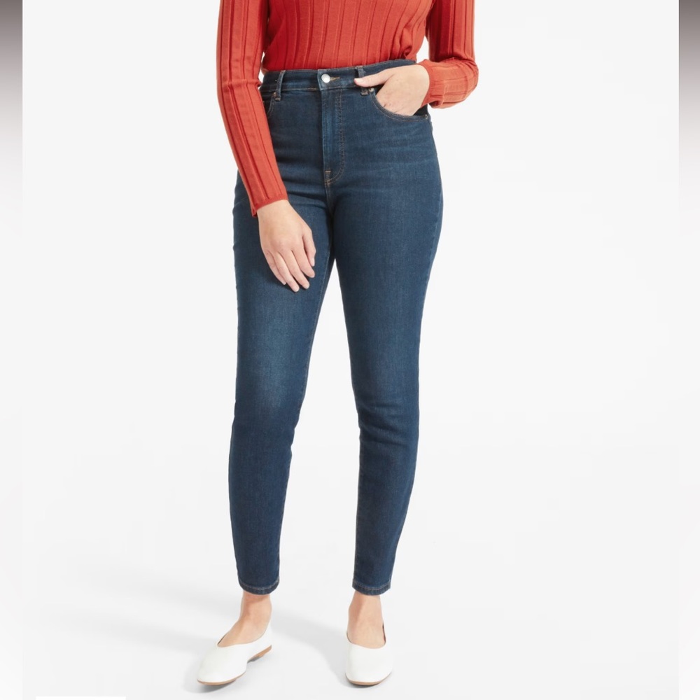 Everlane Authentic Stretch High Rise Skinny Jean